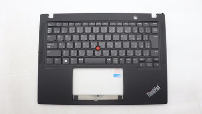 Lenovo ThinkPad X13 Gen 4 Keyboard Palmrest Top Cover Japanese Black 5M11L85745