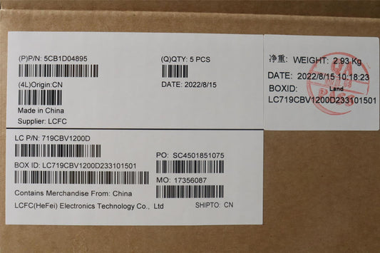 Lenovo Upper Case ASM_ENG L82M7 NFP AB BL 5CB1D04895