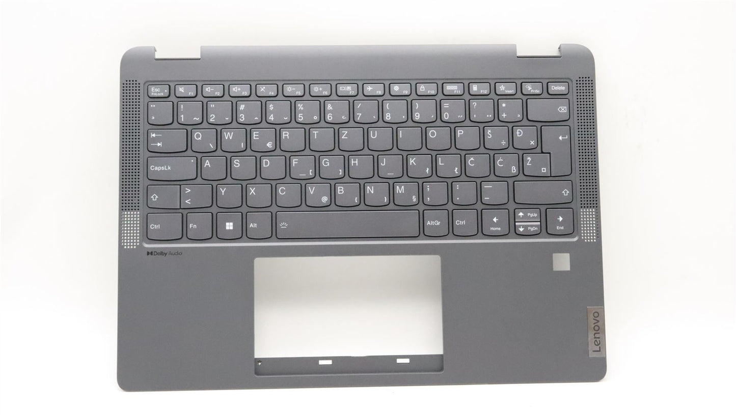 Lenovo IdeaPad 5 14IAU7 Keyboard Palmrest Top Cover Slovenian Backlit 5CB1H79901