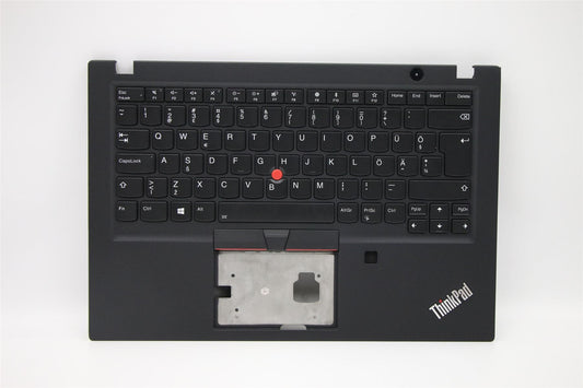 Lenovo ThinkPad T490s Keyboard Palmrest Top Cover Estonian Black Backlit 02HM281