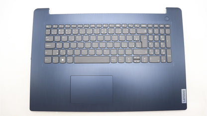 Lenovo IdeaPad 3 17ALC6 Palmrest Cover Touchpad Keyboard Abyss Blue 5CB1C75117