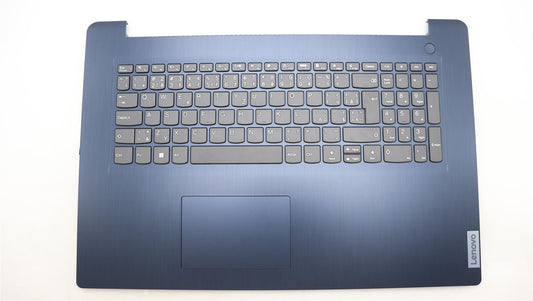 Lenovo IdeaPad 3 17ALC6 Palmrest Cover Touchpad Keyboard Abyss Blue 5CB1C75117