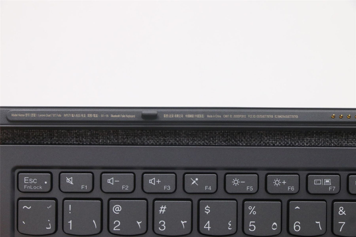 Lenovo Yoga Duet 7-13ITL6 Dock Keyboard Palmrest Touchpad Arabic Grey 5D20Z51424