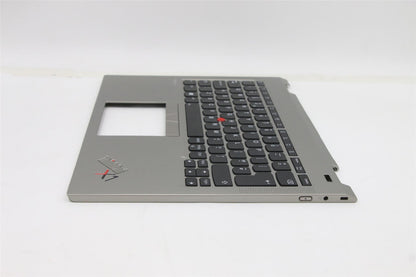 Lenovo Titanium X1 Titanium Keyboard Palmrest Top Cover UK Silver 5M11B59903