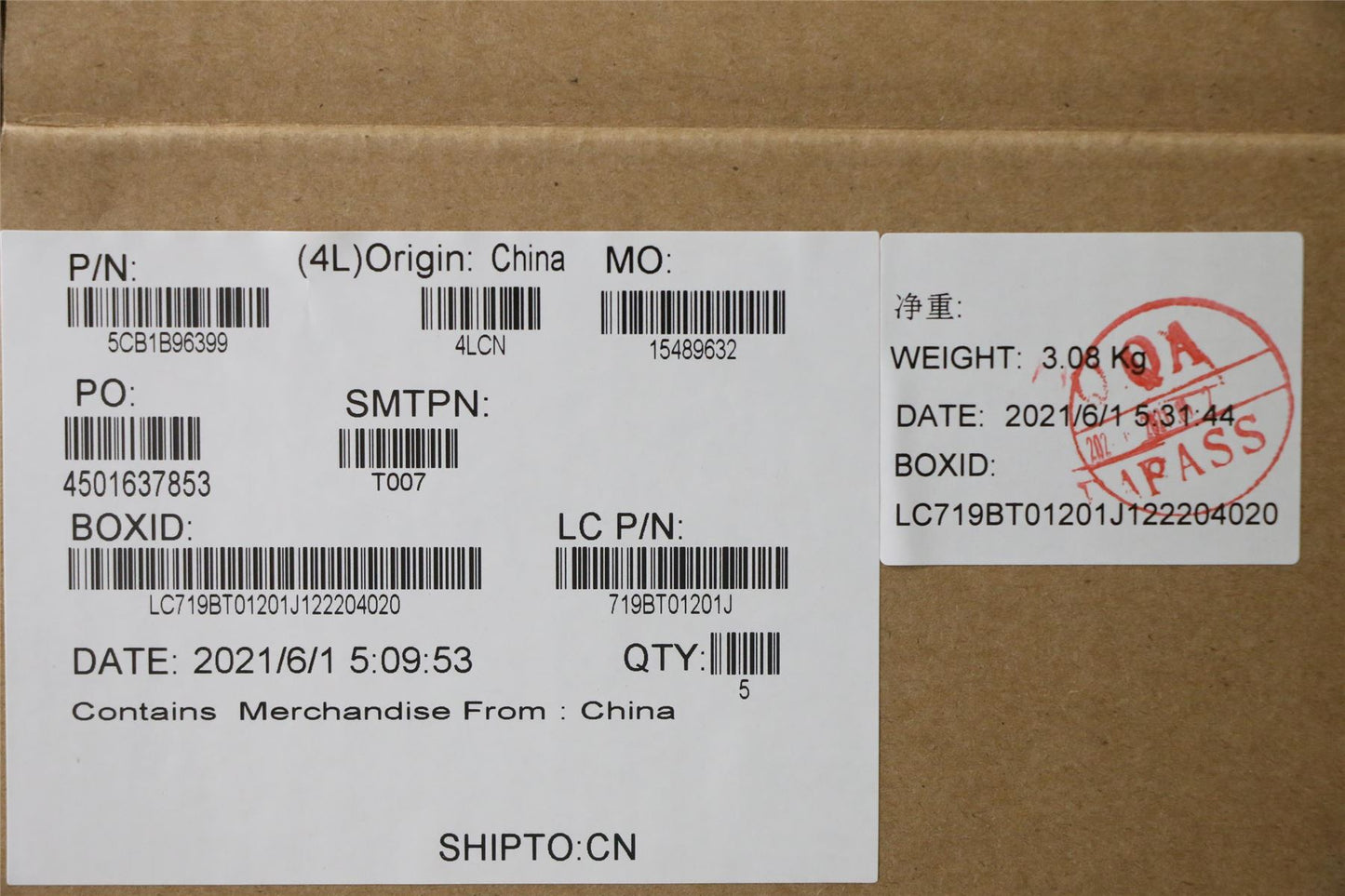 Lenovo Upper Case ASM_SPA L82KA BK 5CB1B96399