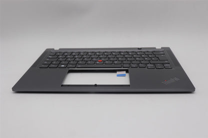 Lenovo ThinkPad X13 Gen 4 Keyboard Palmrest Top Cover German Grey 5M11H94609