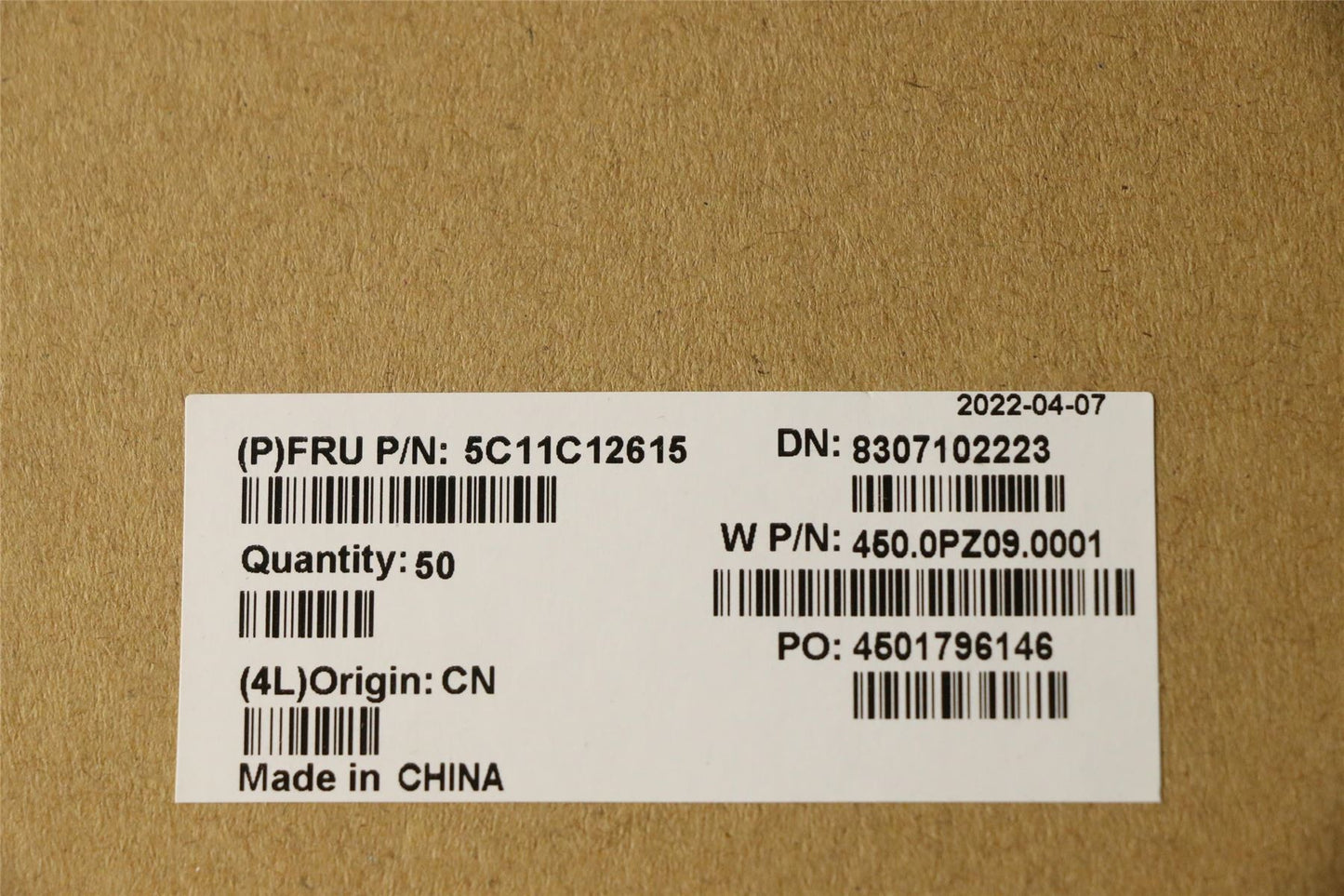 Lenovo FRU CABLE CABLE, NFC FFC, Golem 5C11C12615