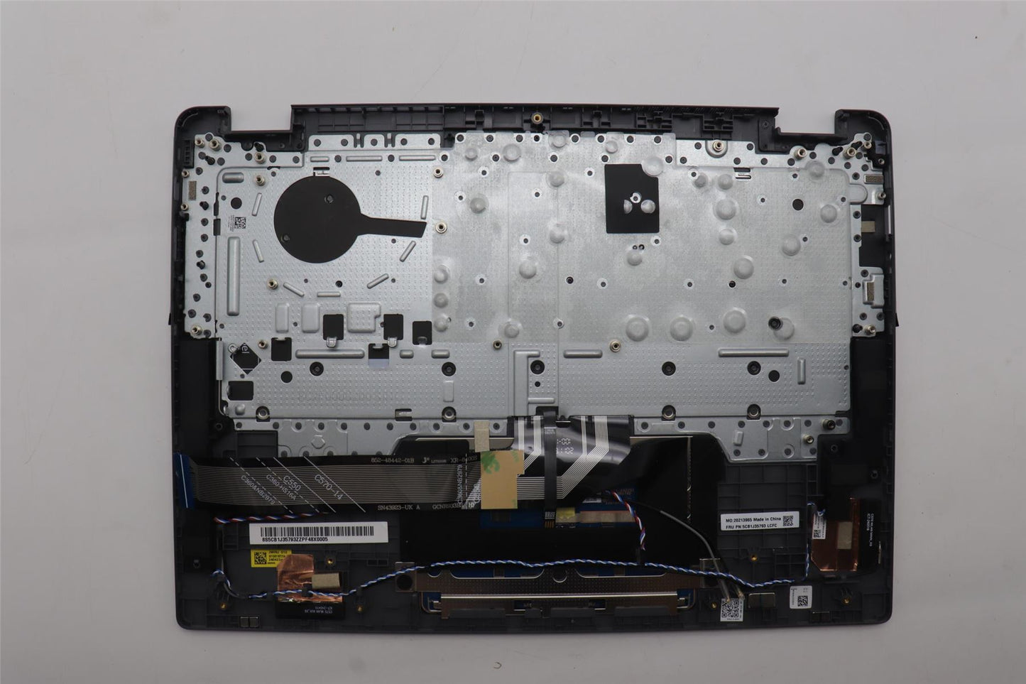 Lenovo 5 14IAU Palmrest Cover Touchpad Keyboard German Polar Blue 5CB1J35793