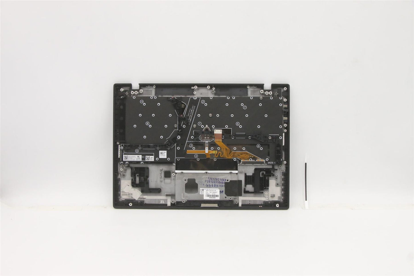Lenovo ThinkPad X1 Gen 1 Keyboard Palmrest Top Cover Russian Black 5M11B38407