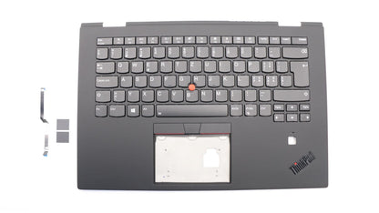 Lenovo Yoga X1 3rd Keyboard Palmrest Top Cover Swiss Black Backlit 01LX810