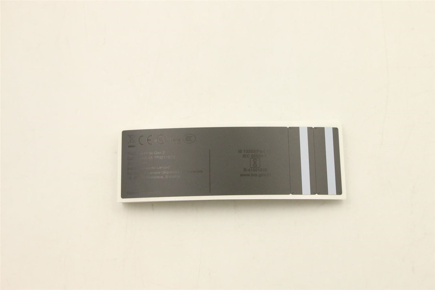 Lenovo P15v Gen2 FRU LABEL Kits 5L10V15380