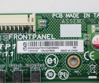 Lenovo FRU,USI-5U frontpanel for LX 03T8690