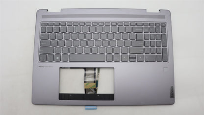 Lenovo Yoga 7 16IRL8 Keyboard Palmrest Top Cover US Arctic Grey 5CB1L31922