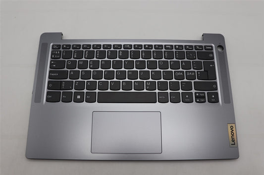 Lenovo IdeaPad 3 14AMN8 Palmrest Cover Touchpad Keyboard Nordic 5CB1L30029