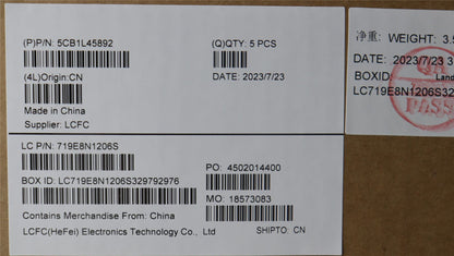 Lenovo Upper Case ASM_POR L82X7 AGFP BL 5CB1L45892