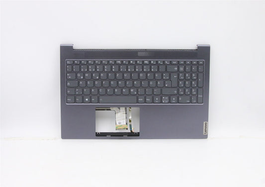 Lenovo IdeaPad 7 15IMH05 Keyboard Palmrest Top Cover German Grey 5CB0Z28184