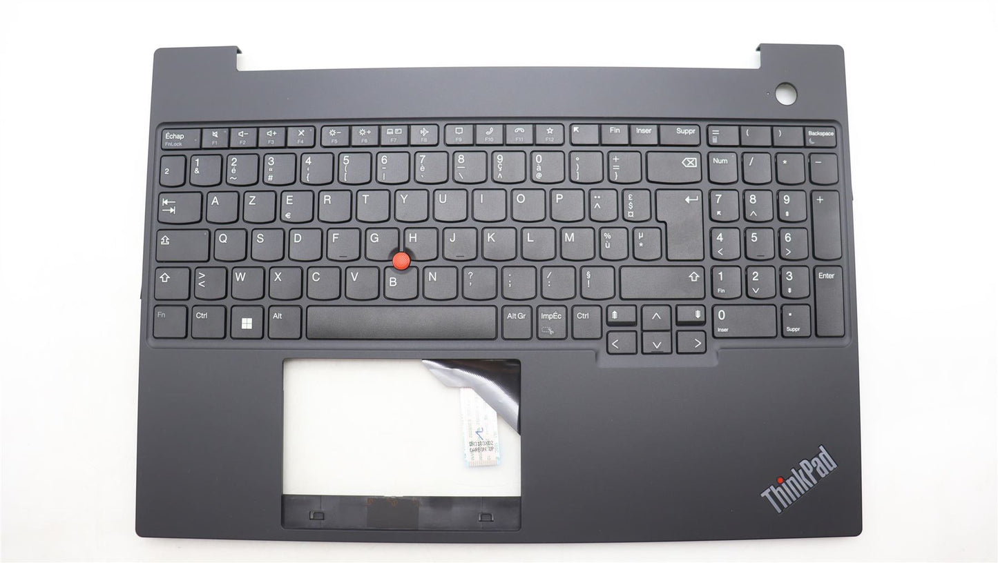 Lenovo ThinkPad E16 Gen 1 Keyboard Palmrest Top Cover French Black 5M11H94766