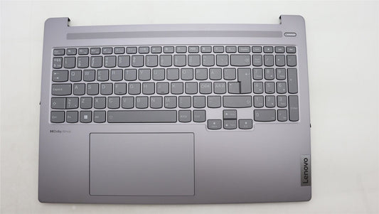 Lenovo IdeaPad 5 16APH8 Palmrest Cover Touchpad Keyboard Nordic 5CB1L79670