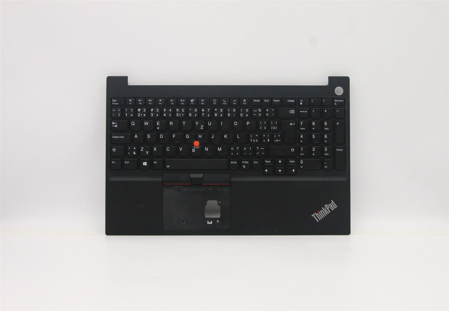 Lenovo ThinkPad E15 2 Clavier Palmrest Top Cover Tchèque Slovaque 5M10W64633