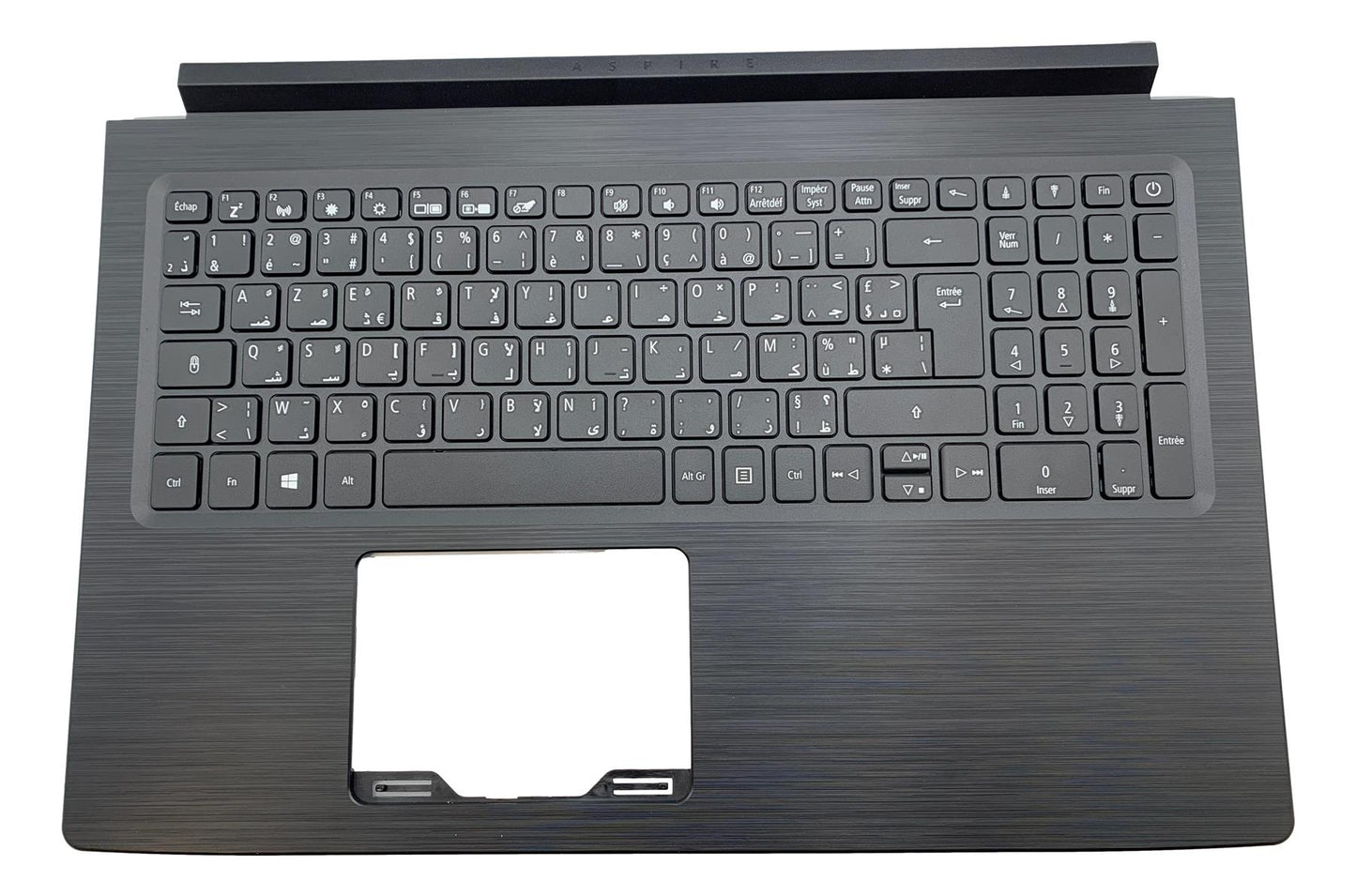 Acer Aspire A315-53 Palmrest Cover Keyboard Arabic French Black 6B.H18N2.025