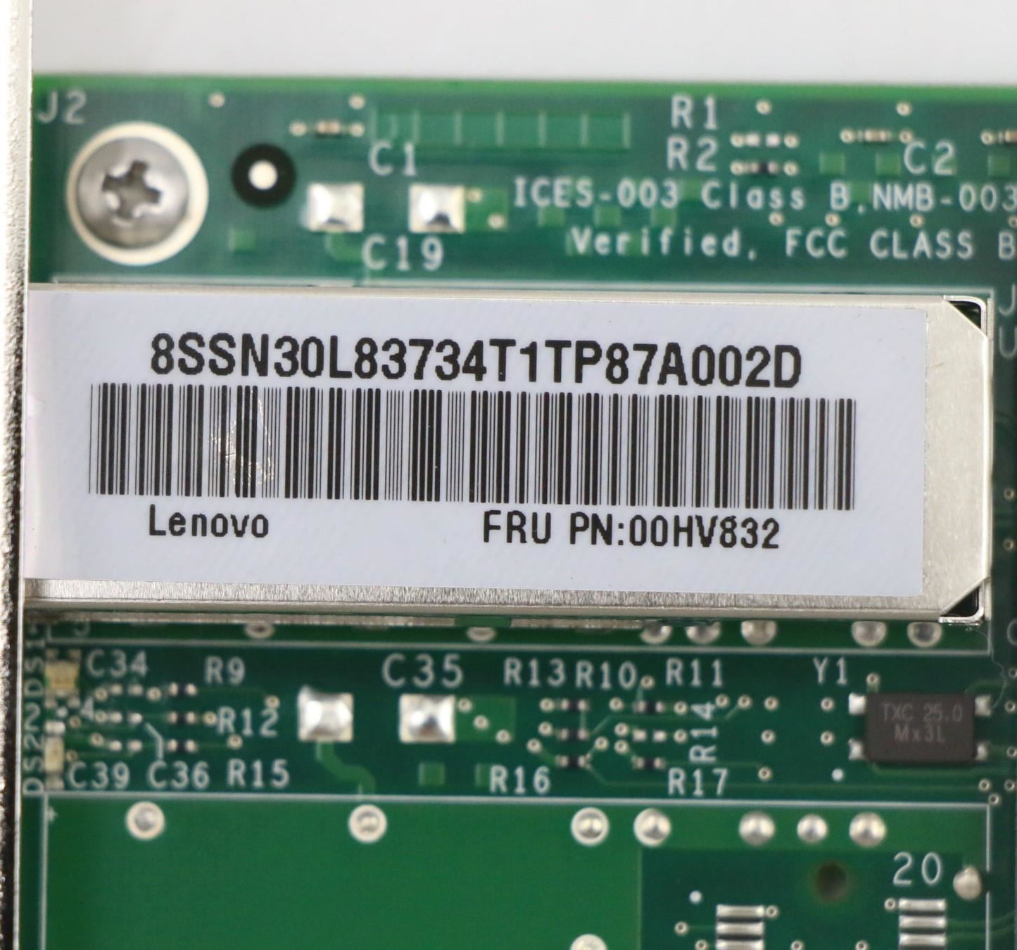 Lenovo Adapter X520-DA1 10G Intel Board 00HV832