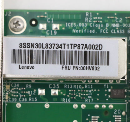 Lenovo Adapter X520-DA1 10G Intel Board 00HV832