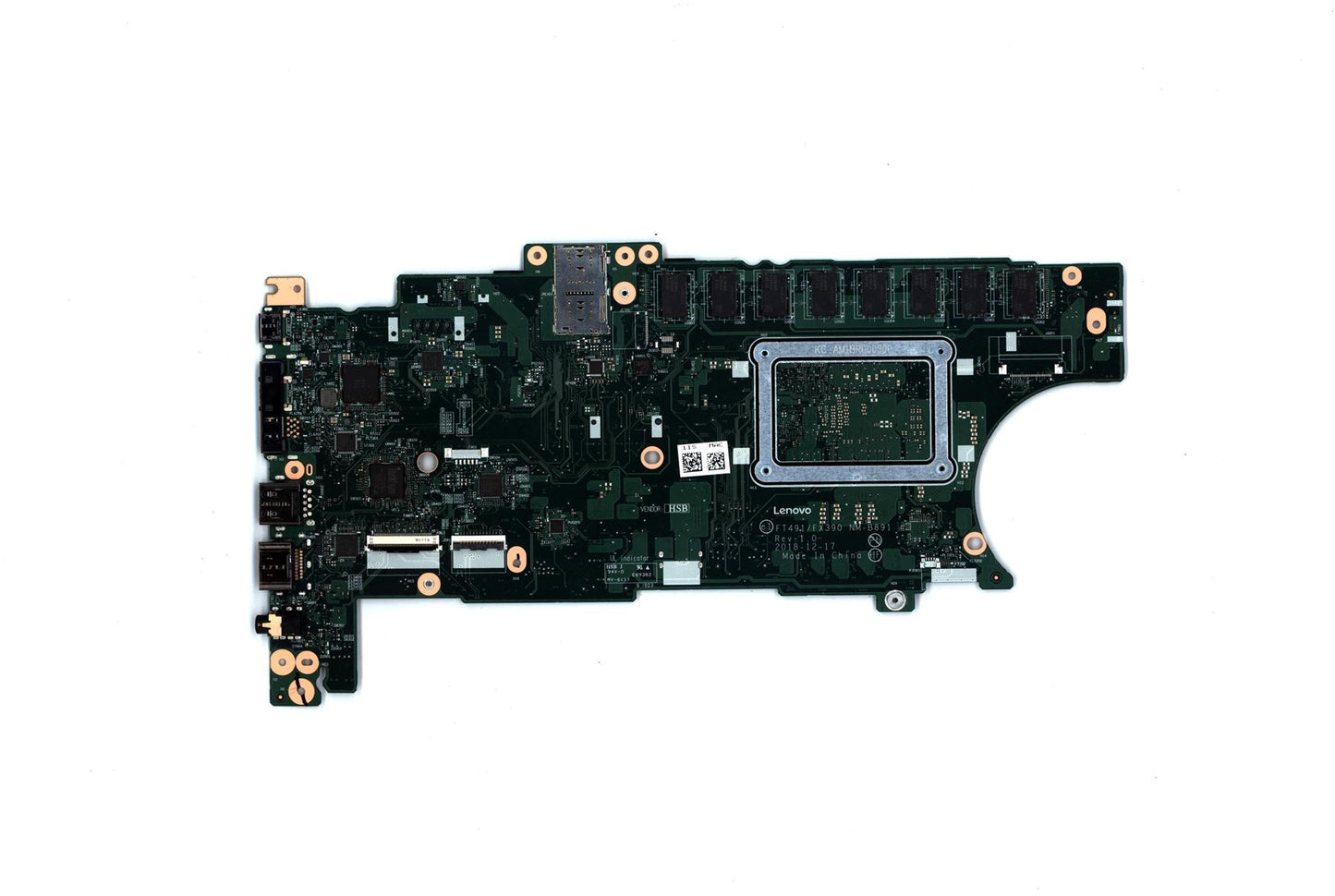 Lenovo ThinkPad X390 T490s Motherboard Mainboard UMA intelI78565U 16G 01HX919