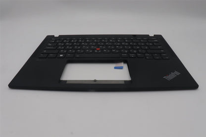 Lenovo ThinkPad X13 Gen 4 Keyboard Palmrest Top Cover Russian Black 5M11L86255