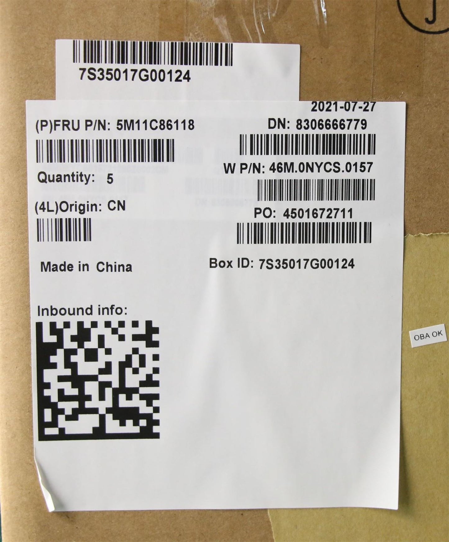 Lenovo MECH_ASM FRASMKB GRE CcCpWFCBKNWWNWL Ch 5M11C86118