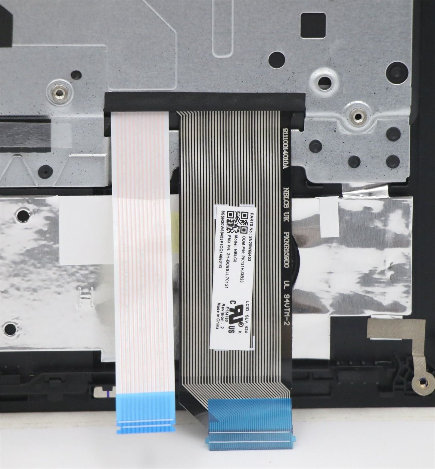 Lenovo MECH_ASM KBD SLV BL(Pri) Pat UK BK 5M11A35003