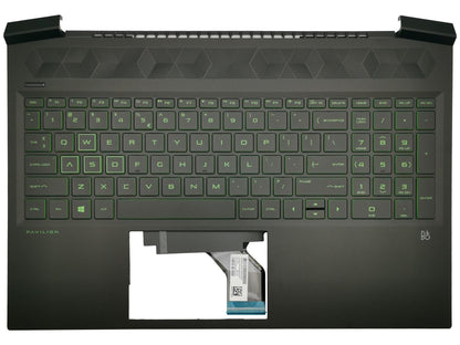 Genuine HP Gaming 16-A Palmrest Cover Keyboard Dutch Black Backlit M02039-B31