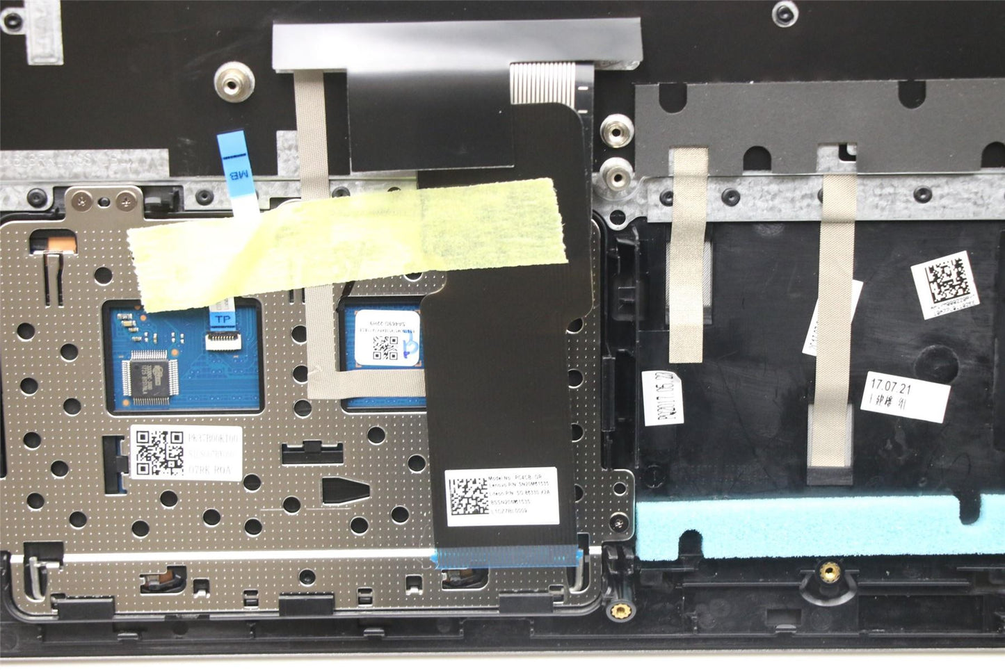 Lenovo Yoga 520-14IKB Keyboard Palmrest Greek Onyx Black Backlit 5CB0N67433