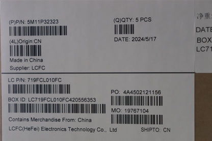 Lenovo MECH_ASM FRU BEL BL (TRI) UK BK 5M11P32325