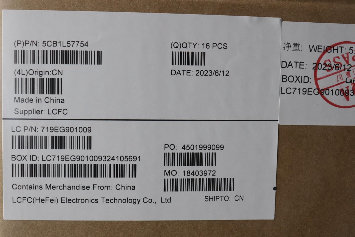 Lenovo FRU KT4D1_A_C30_FHD_RGB_ASSY 5CB1L57754