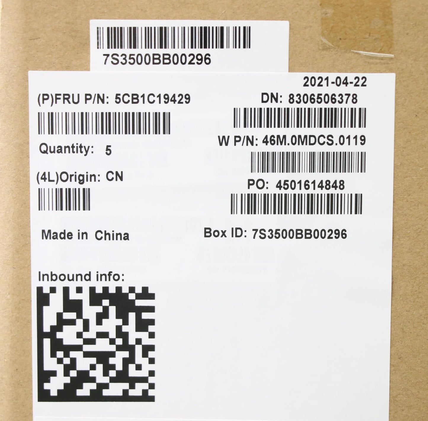 Lenovo Upper Case ASM_GR W 82HU FNB PG 5CB1C19429