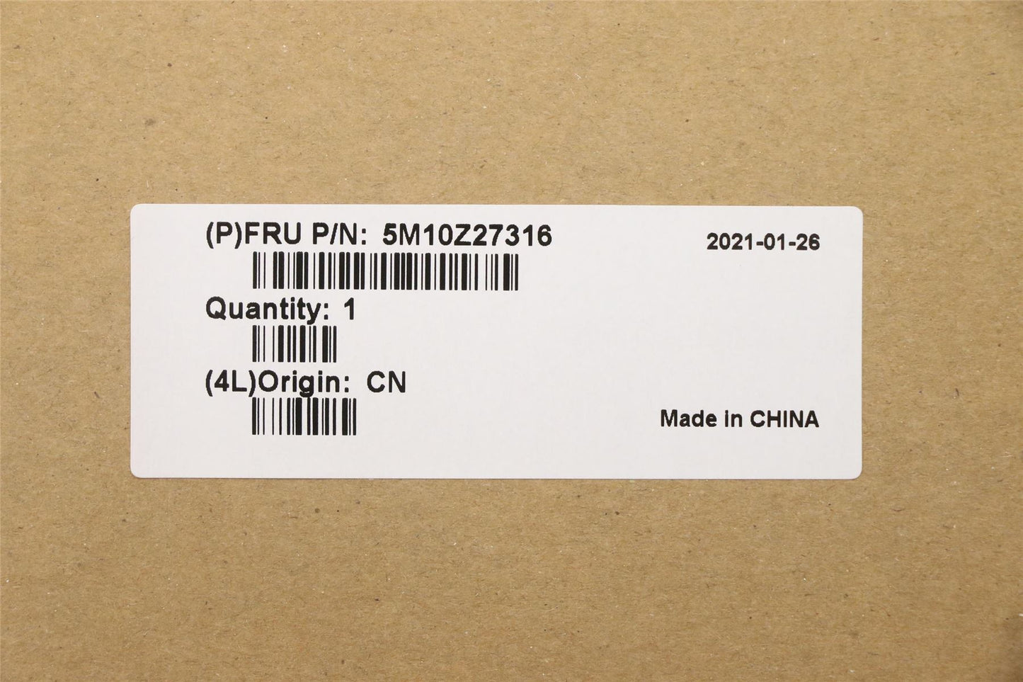 Lenovo ThinkPad E14 2 Keyboard Palmrest Top Cover UK Black 5M10Z27316