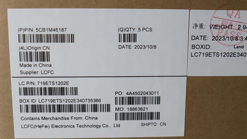 Lenovo COVER Upper Case ASM_ITA L 83EQFP AG 5CB1M46187