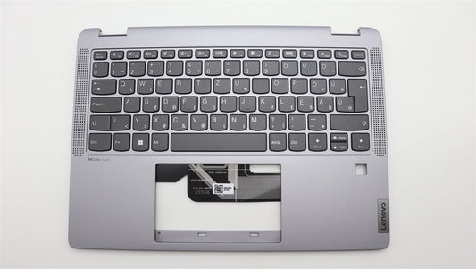 Lenovo IdeaPad 5 14ABR8 Keyboard Palmrest Top Cover Hungarian 5CB1K20834