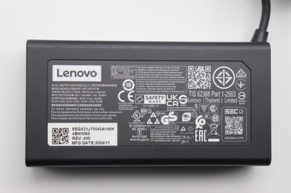 Lenovo AC_ADAPTER PD,100W,20/15/9/5V,3P,WW,ACB 100W USB-C 5V 3 Pin AC Charger Adapter 5A11J62103