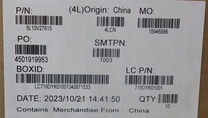 Lenovo LABEL KIT,GEO Label 5L10V27615