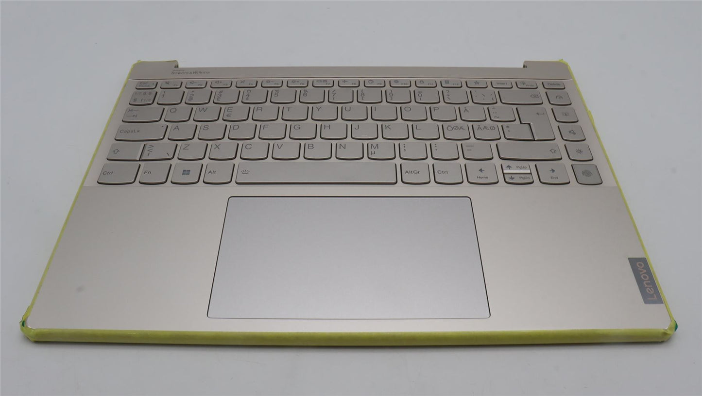 Lenovo Yoga 9 14IRP8 Palmrest Touchpad Cover Keyboard Nordic Grey 5CB1K62478