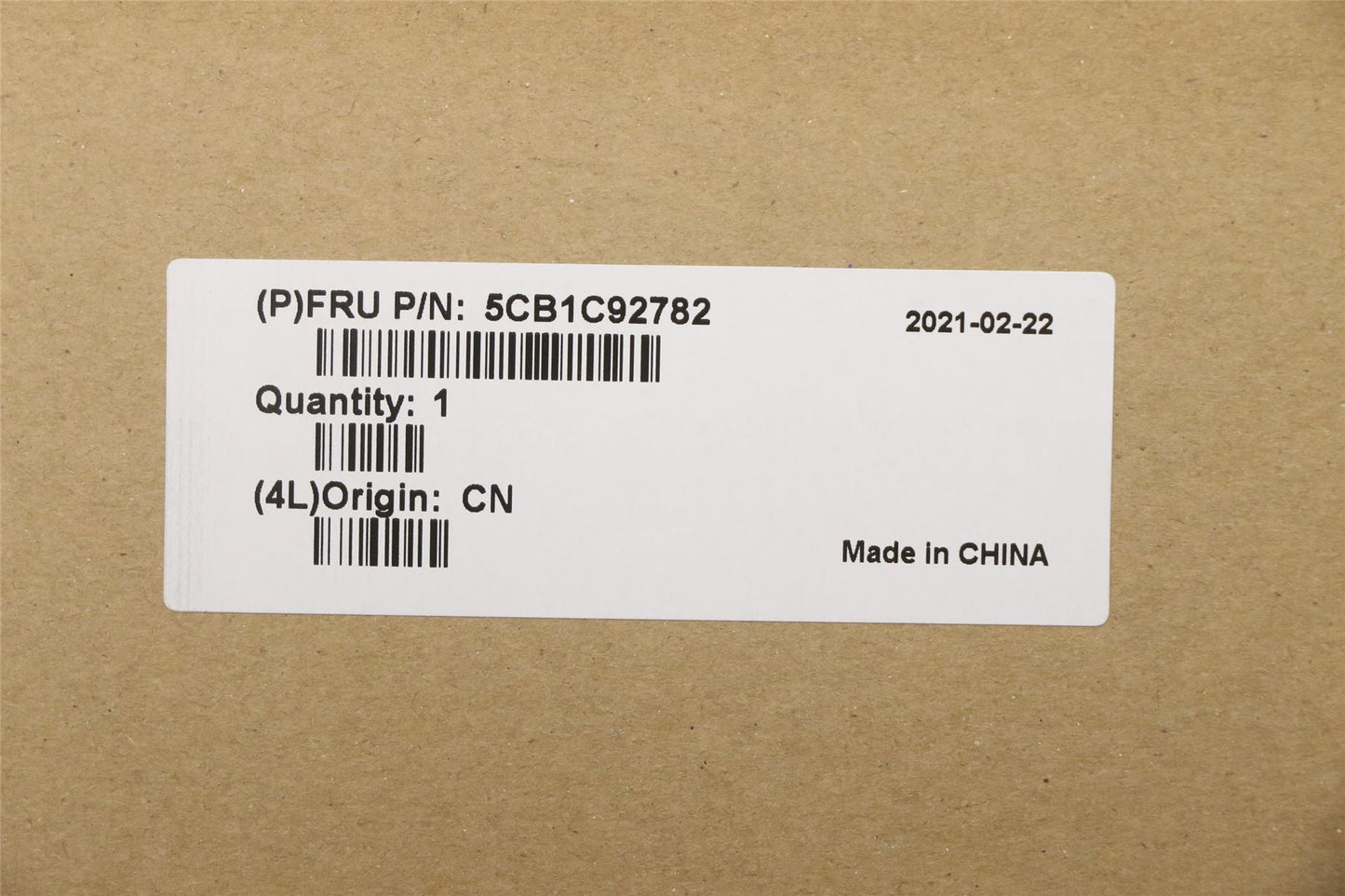 Lenovo UpperCaseASM_USA ENG C20WE BLKB N 5CB1C92782