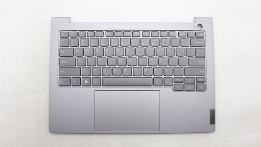 Lenovo ThinkBook 14 G6 IRL Palmrest Cover Touchpad Keyboard US Grey 5CB1M48489
