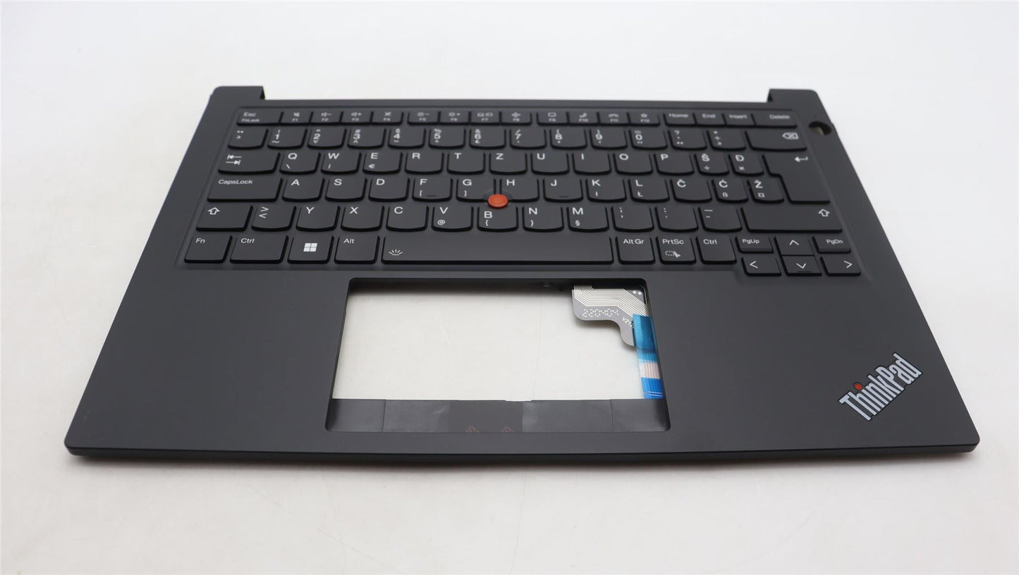 Lenovo ThinkPad E14 Gen 5 Keyboard Palmrest Top Cover Slovenian Black 5M11L92576