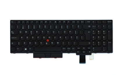 Lenovo ThinkPad T580 P52s Keyboard Portuguese Black 01HX200