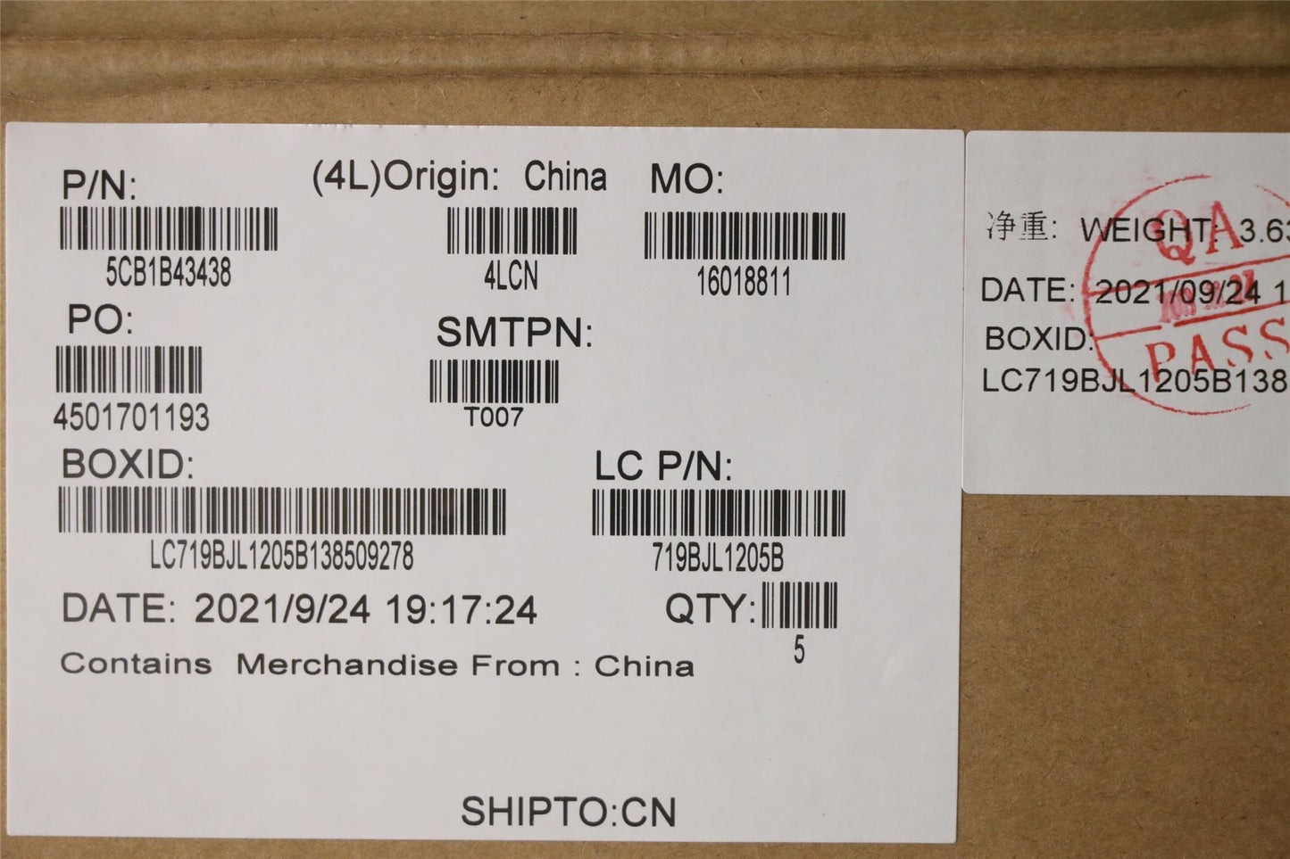 Lenovo Upper Case ASM_BEL L82FG NFPABNBL 5CB1B43438