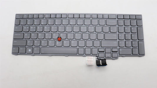 Lenovo ThinkPad P16 Gen 2 P16 Gen 1 Keyboard Korean Grey Backlit 5N21F39384