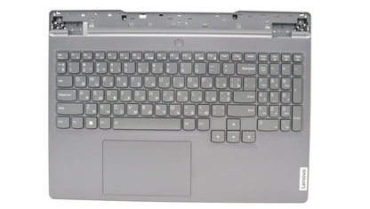 Lenovo 5 15IAH7 Palmrest Cover Touchpad Keyboard Ukrainian Storm Grey 5CB1H23665