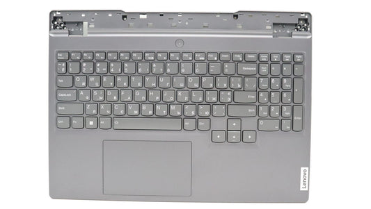 Lenovo 5 15IAH7 Palmrest Cover Touchpad Keyboard Ukrainian Storm Grey 5CB1H23665