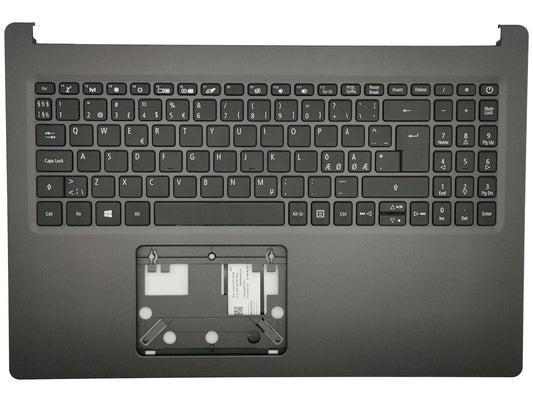 Acer Aspire A315-55G A315-55KG Palmrest Cover Keyboard Nordic Black 6B.HEDN7.023